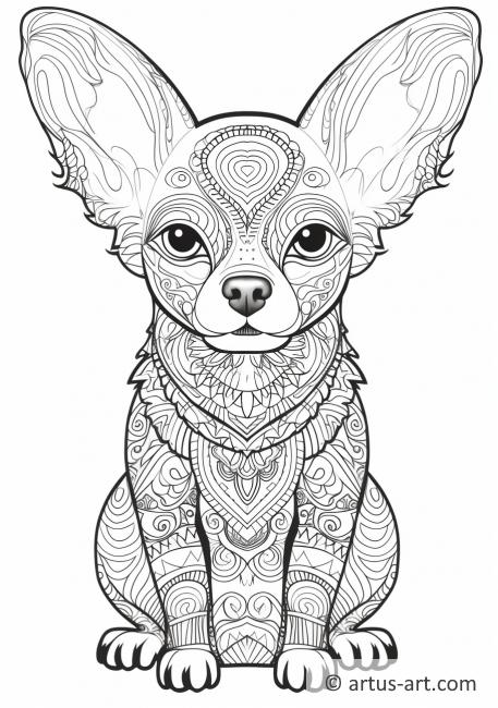 Page de coloriage Chihuahua